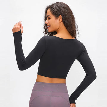 Women's Seamless Yoga Crop Top