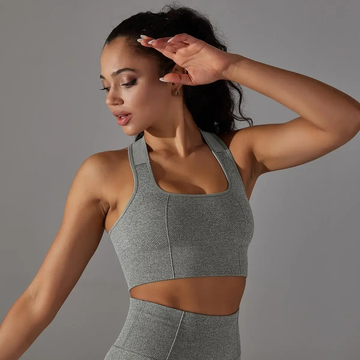 Seamless Push-Up Sports Bra