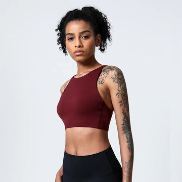 Seamless Push-Up Padded Sports Bra