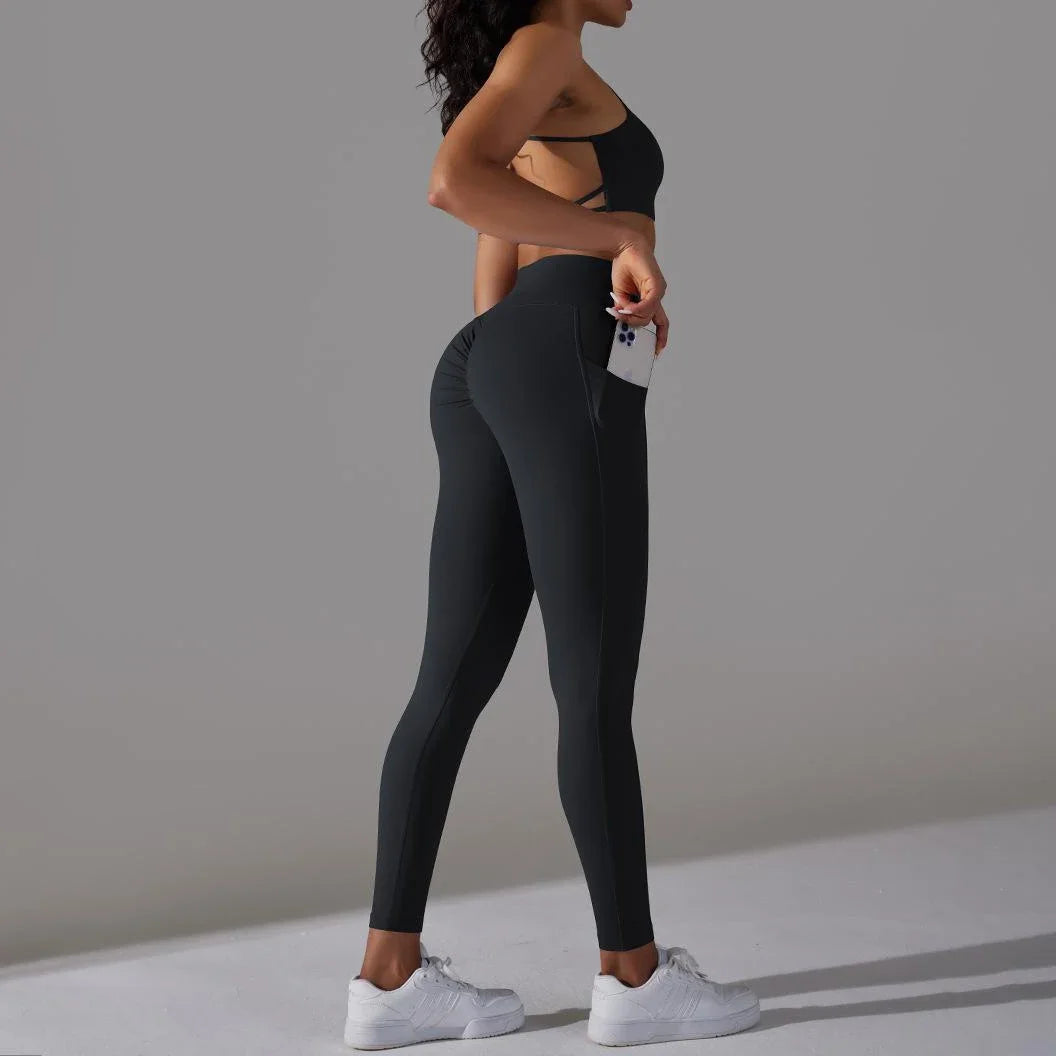 Women's Seamless Sports Suits Set